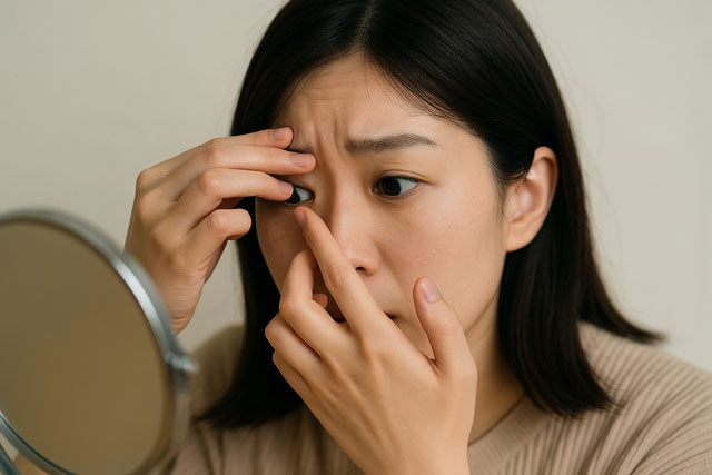 コンタクトレンズが目の裏側に入ってしまうことってあるの?