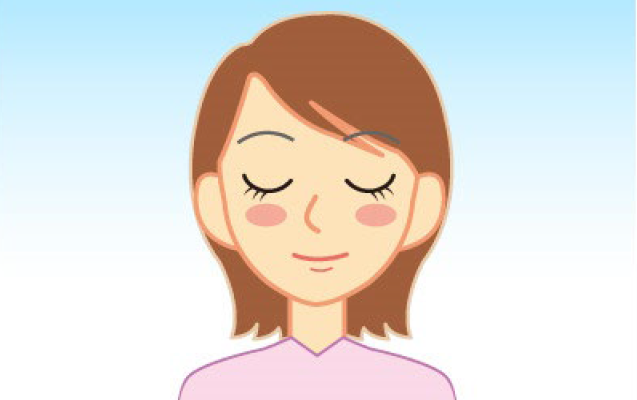 ④目薬を差した後は、しばらく目頭を押さえ、軽く眼を閉じたままにします。１回１滴で十分です。
２種類以上の点眼をするときは。３～５分間をあけてください。